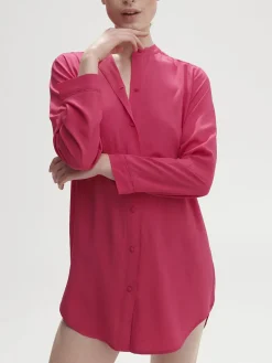 Nuisette manches longues - Rose Pitaya