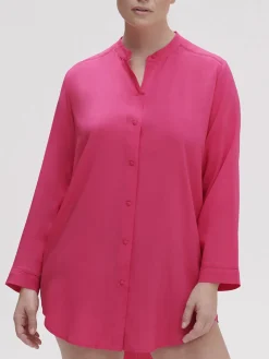 Nuisette manches longues - Rose Pitaya