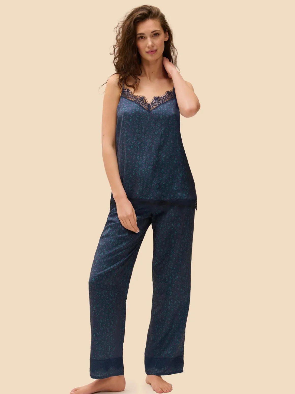 Pantalon - Bleu Féline