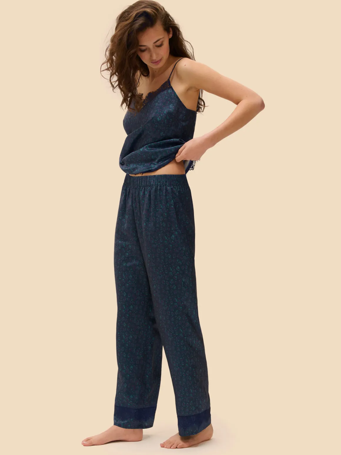 Pantalon - Bleu Féline