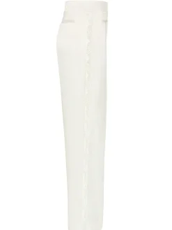 Pantalon broderie - Naturel