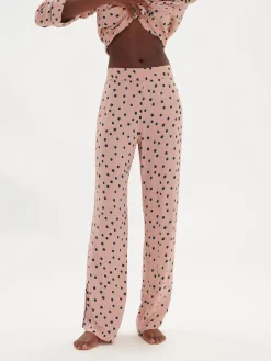 Pantalon - Imprimé Rose Encens