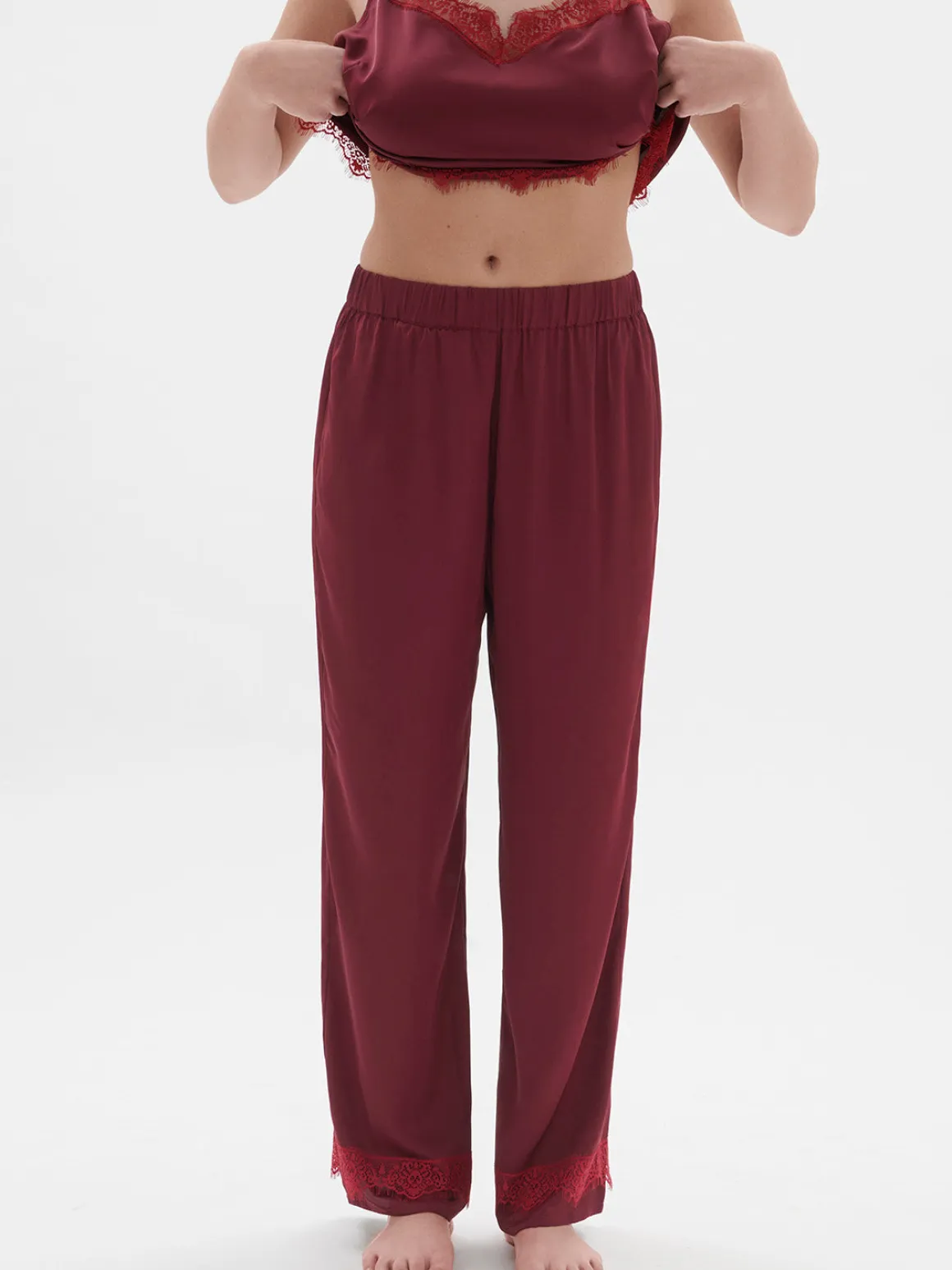 Pantalon - Rouge Spinelle