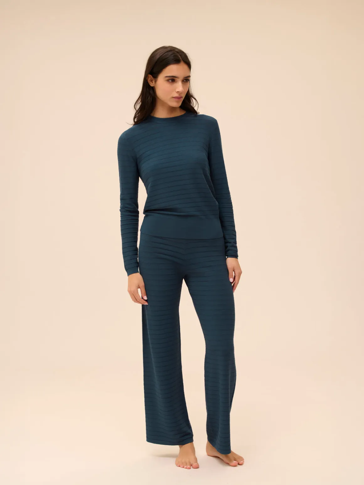 Pull - Bleu pétrole