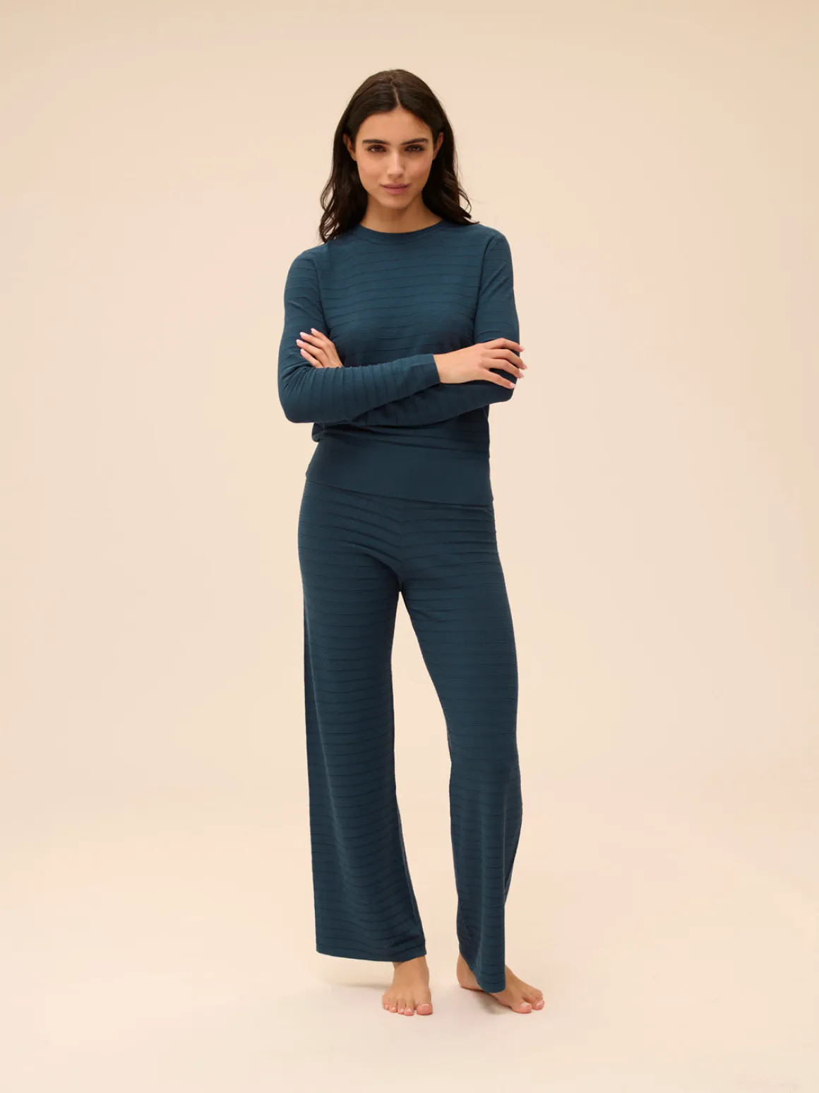 Pull - Bleu pétrole