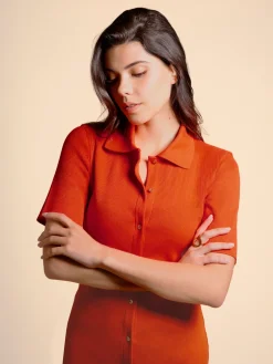 Robe longue - Orange Grenadier