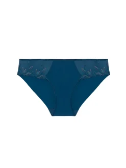 Slip coton - Bleu pétrole