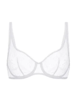 Soutien-gorge armatures décolleté galbé - Blanc