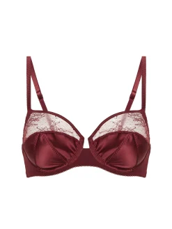 Soutien-gorge armatures - Rouge Obscur