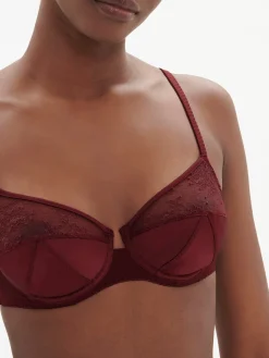 Soutien-gorge armatures - Rouge Obscur