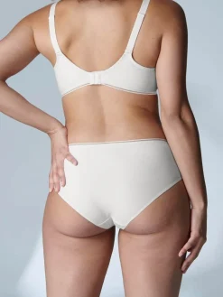 Soutien-gorge avec armature décolleté plongeant - Crême