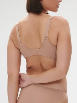 Soutien-gorge avec armature décolleté carré - Peau