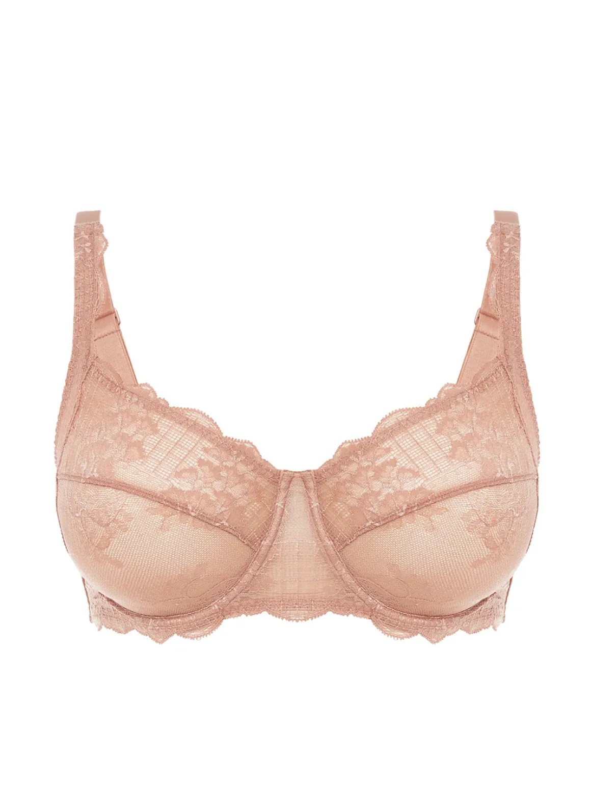 Soutien-gorge avec armature décolleté carré - Peau