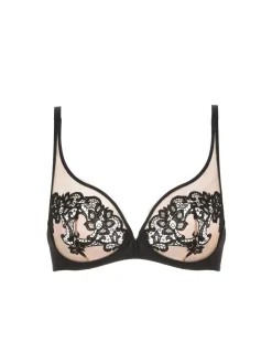 Soutien-gorge avec armature décolleté plongeant - Noir Tatoo