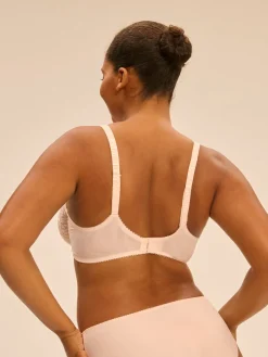 Soutien-gorge avec armature décolleté plongeant - Rose sakura