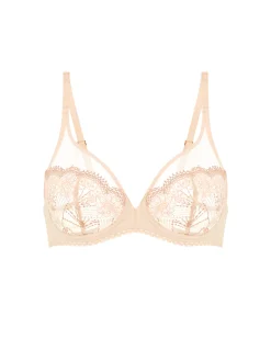 Soutien-gorge avec armature décolleté plongeant - Beige Chic