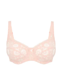Soutien-gorge avec armature décolleté carré - Rose Ballet