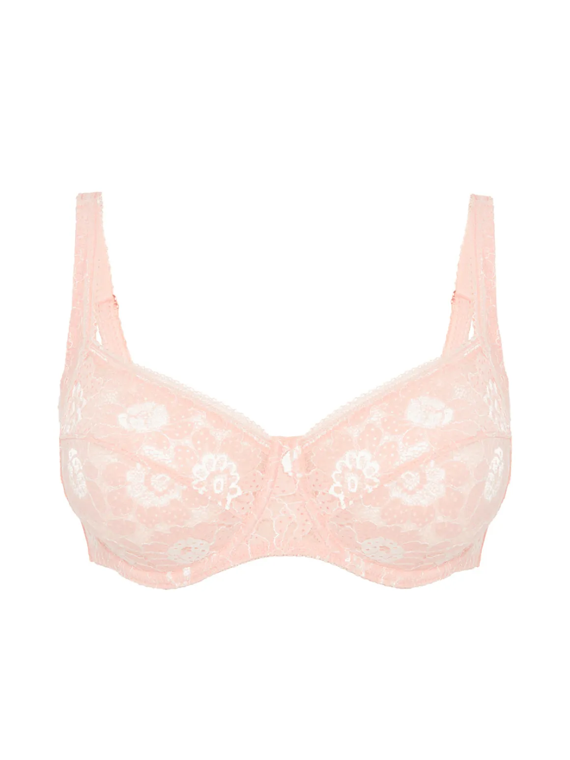 Soutien-gorge avec armature décolleté carré - Rose Ballet
