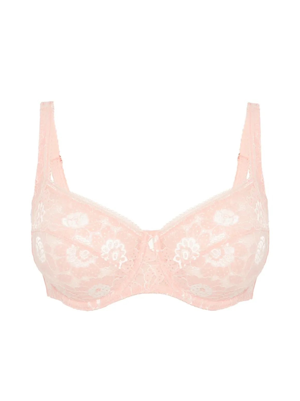 Soutien-gorge avec armature décolleté carré - Rose Ballet