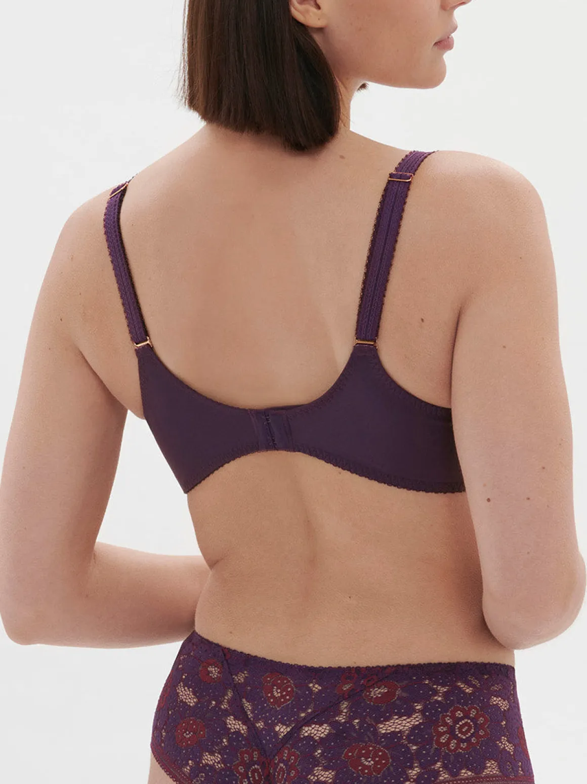 Soutien-gorge avec armature décolleté carré - Violet Euphoria