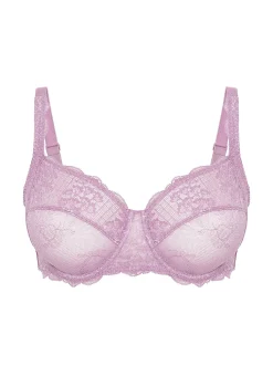 Soutien-gorge avec armature décolleté carré - Mauve Glamour