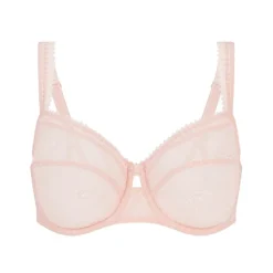Soutien-gorge avec armature decollete carre - Poudre pétale
