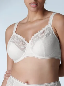 Soutien-gorge avec armature emboitant - Crême