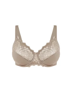 Soutien-gorge avec armature emboitant - Grège