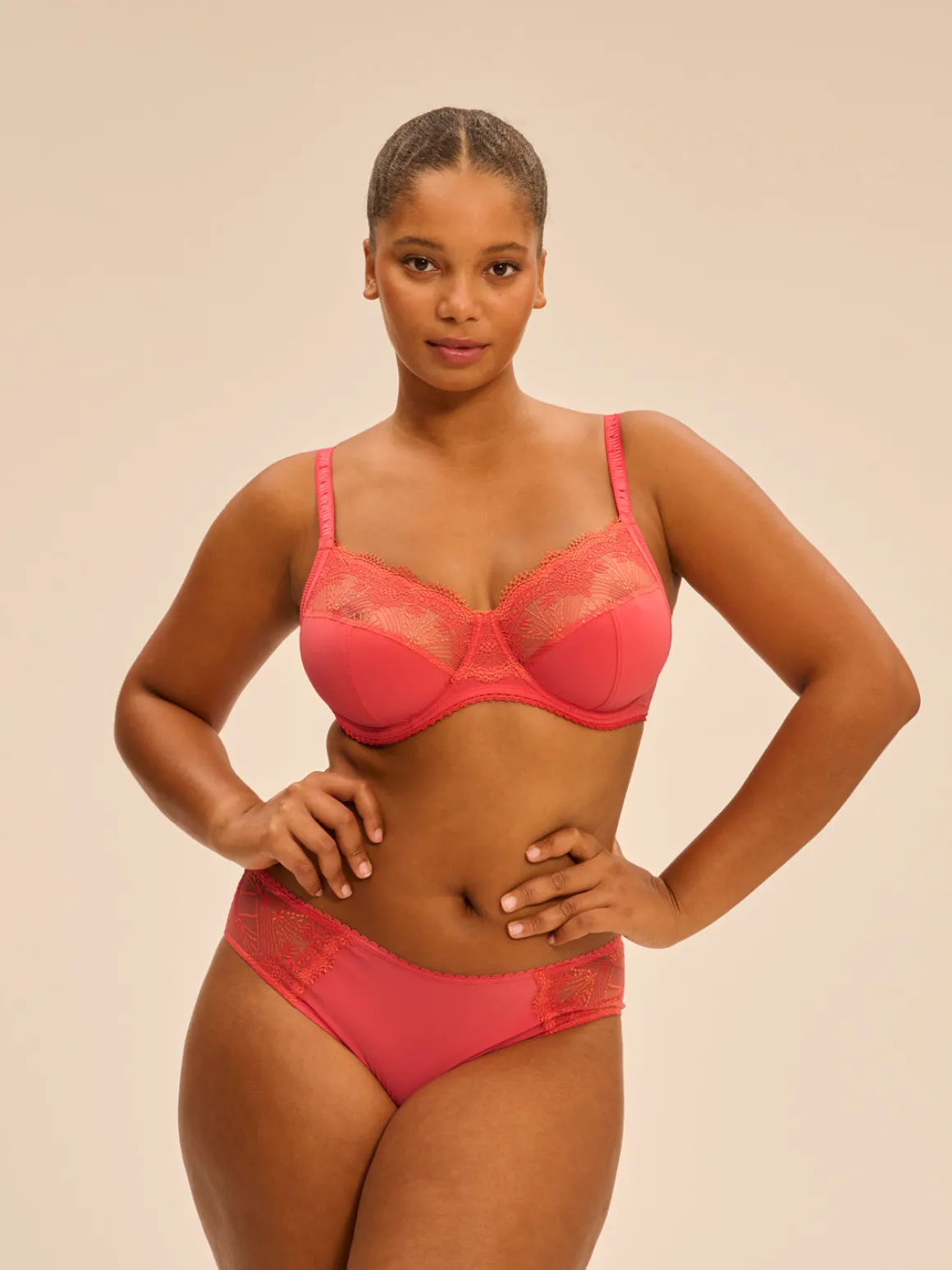 Soutien-gorge avec armature emboitant - Coralia