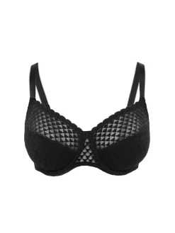 Soutien-gorge avec armature emboitant - Noir