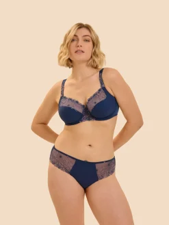 Soutien-gorge avec armature emboitant - Bleu Rainbow