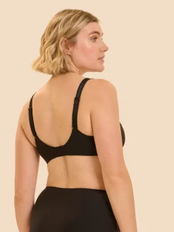 Soutien-gorge avec armature emboitant - Noir