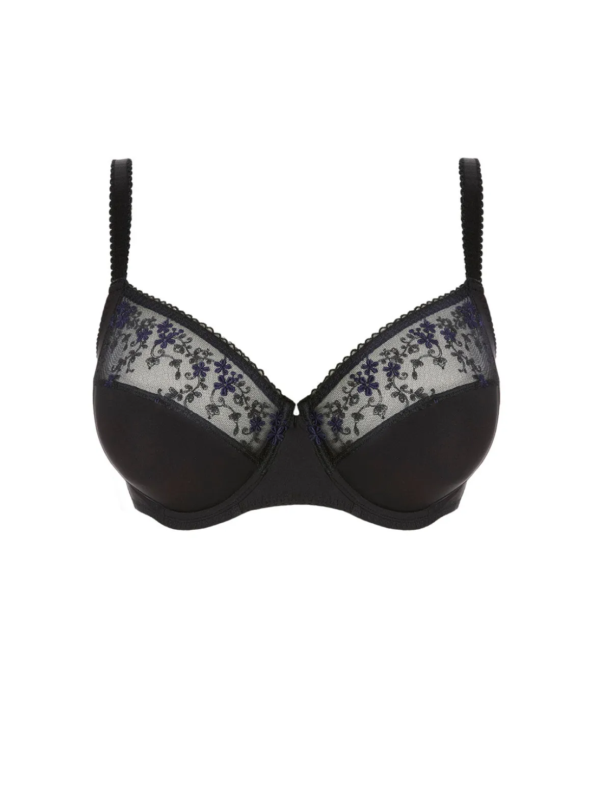 Soutien-gorge avec armature emboitant - Noir