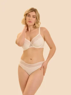 Soutien-gorge avec armature emboitant - Naturel