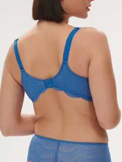 Soutien-gorge avec armature emboitant - Bleu Myosotis