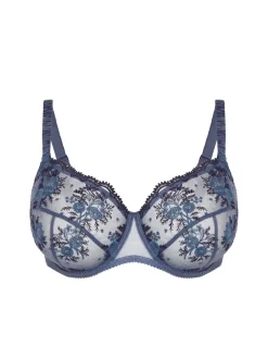 Soutien-gorge avec armature emboitant - Bleu Cendre
