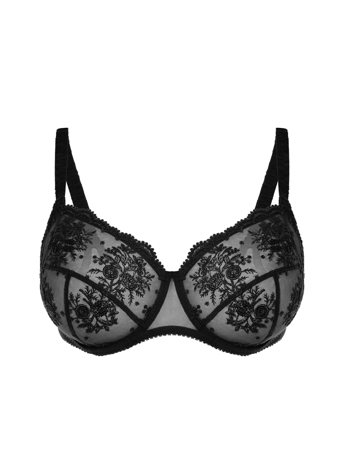Soutien-gorge avec armature emboitant - Noir