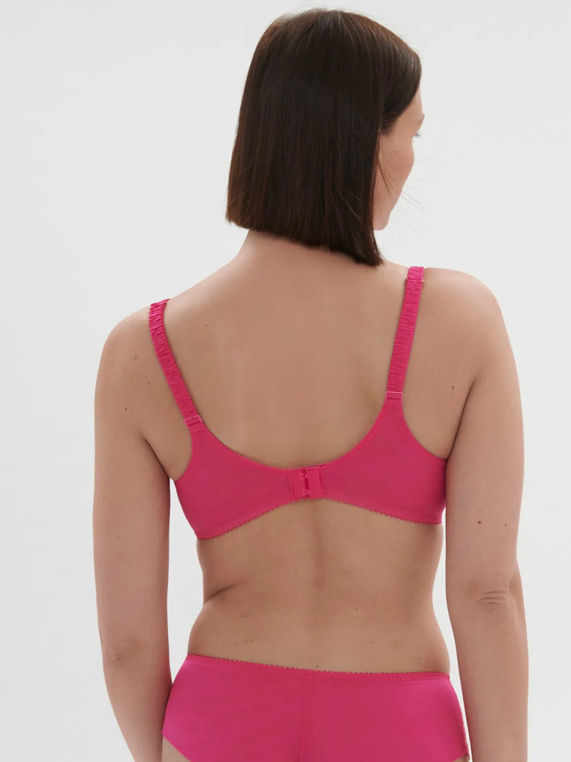 Soutien-gorge avec armature emboitant - Rose disco