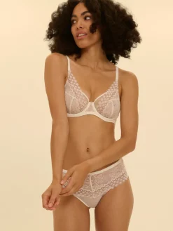Soutien-gorge avec armature foulard - Naturel