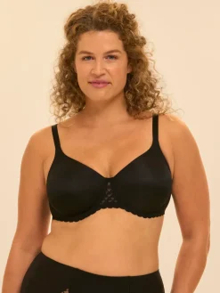 Soutien-gorge avec armature moulé rigide - Noir