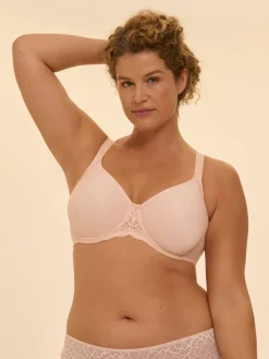 Soutien-gorge avec armature moulé rigide - Poudre