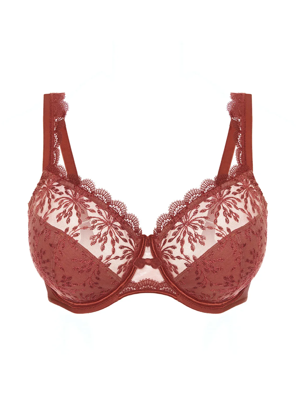 Soutien-gorge avec armatures emboitant - Terre de Sienne