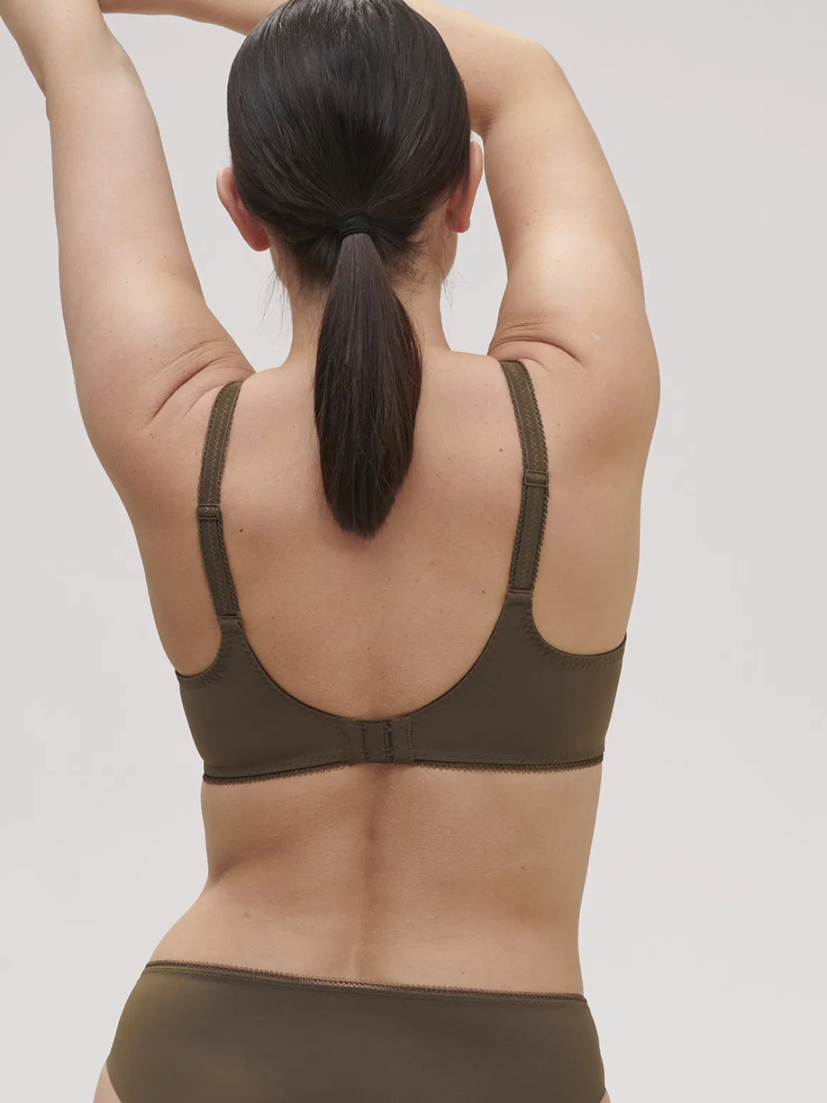 Soutien-gorge avec armatures emboitant - Vert Nomade