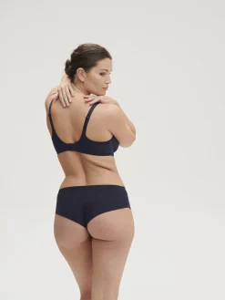 Soutien-gorge avec armatures décolleté carré - Bleu Cosmic