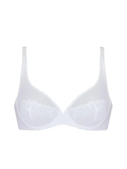 Soutien-gorge avec armatures décolleté plongeant - Blanc