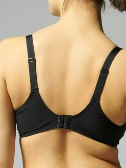 Soutien-gorge avec armatures decollete carre - Noir