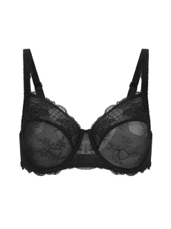 Soutien-gorge avec armatures decollete carre - Noir