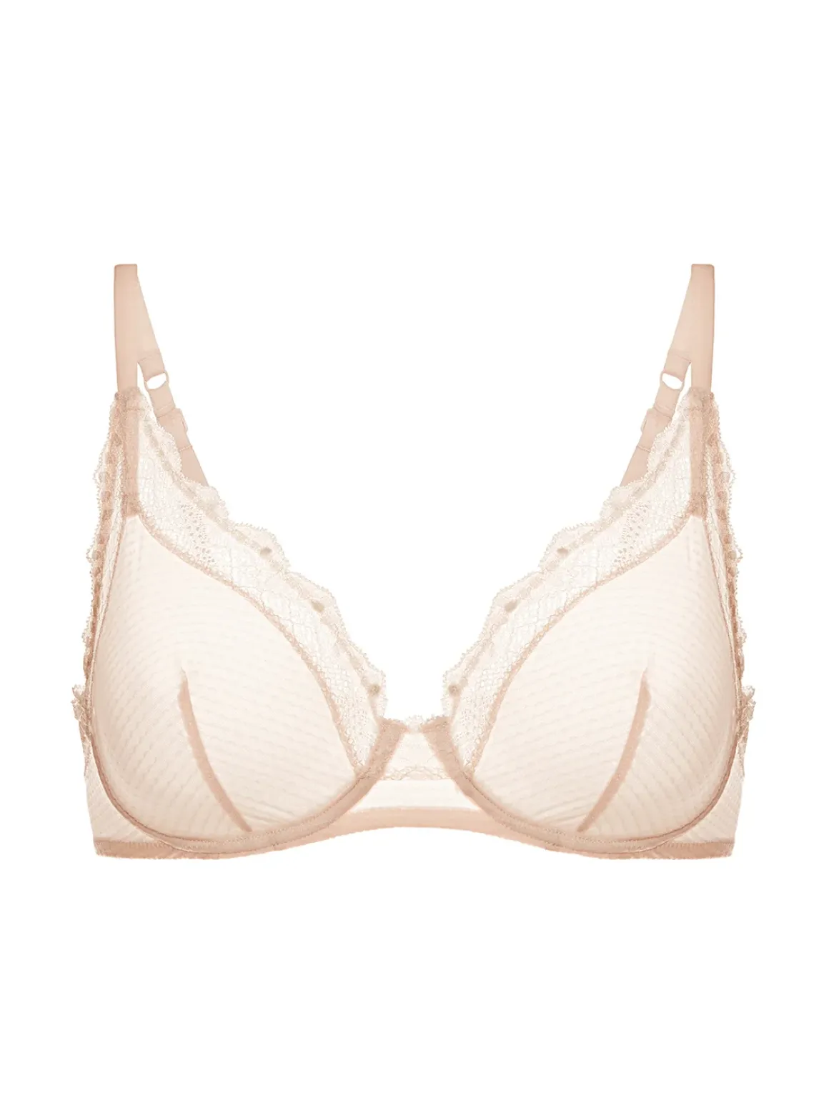 Soutien-gorge avec armatures décolleté - Rose sakura