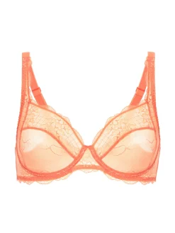 Soutien-gorge avec armatures décolleté carré - Abricot