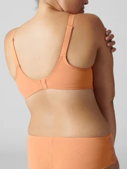 Soutien-gorge avec armatures décolleté carré - Abricot